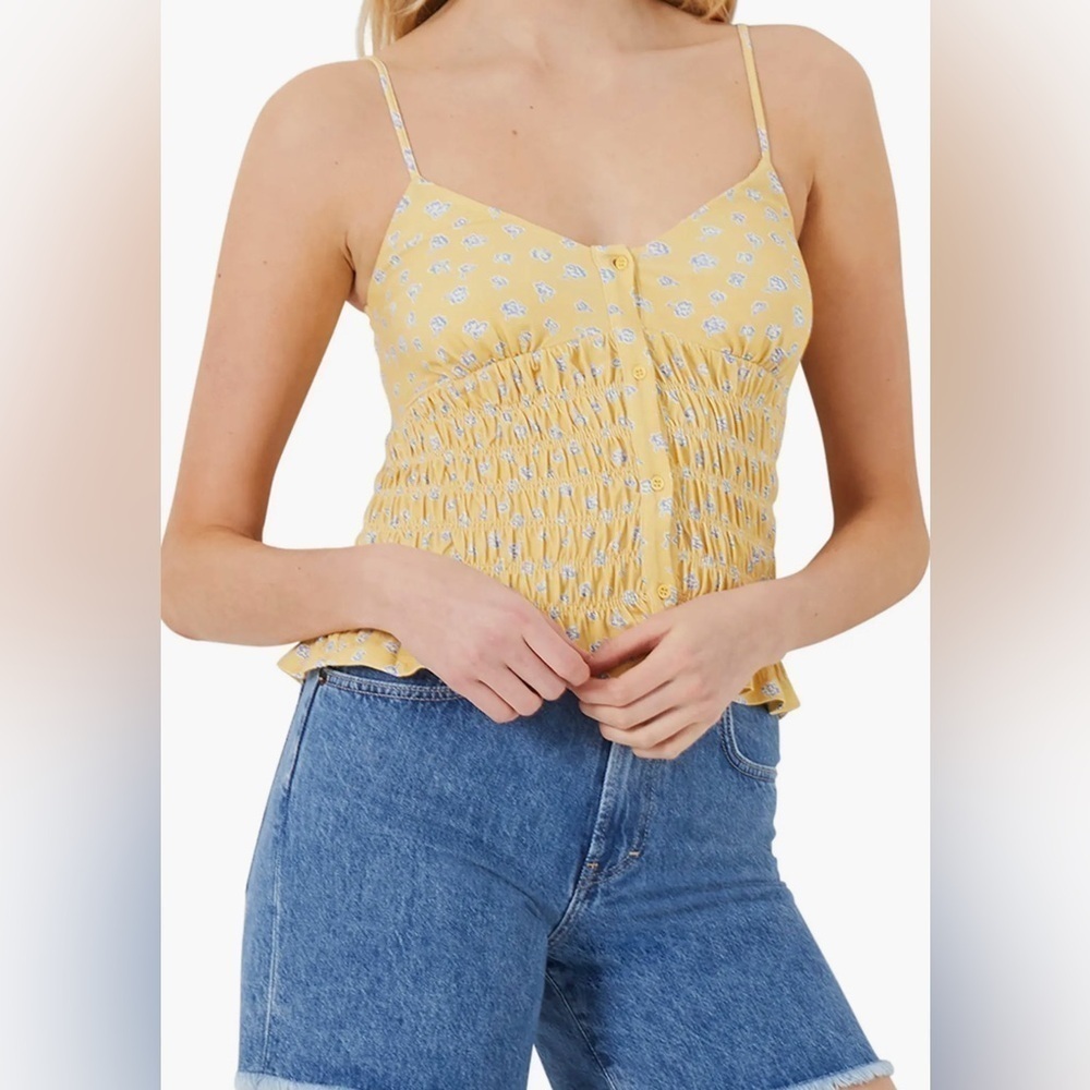 NEW French Connection Shirred Camisole
